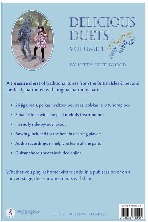 Delicious Duets, back cover