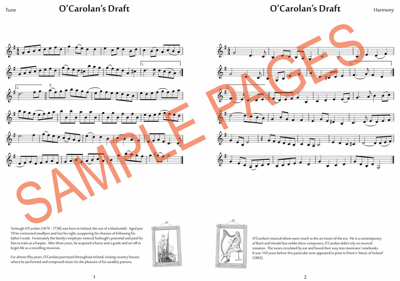 sample pages Delicious Duets, sample page